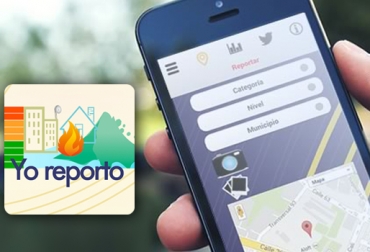 La app comenzó a funcionar en abril de 2014. Foto: www.gestiondelriesgo.gov.co. app Yo reporto