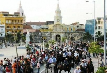 La Cabalgata de la Virgen de La Candelaria se realizará el próximo 2 de febrero, a partir de las 3:00 p.m. Foto: Gobernación de Cartagena. Cabalgata de la Virgen de La Candelaria