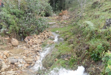 Los resultados del proyecto se conocerán en 2 años, los cuales serán usados para adelantar planes de mitigación contra el cambio climático. Foto: Alcaldía de Santo Domingo. Cambio climático en Antioquia