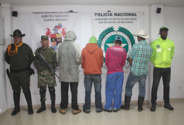 La Fiscalía Seccional de San Pedro de los Milagros quedó a cargo del caso. Foto: Cortesía Polícia. abigeato san pedro de los milagros