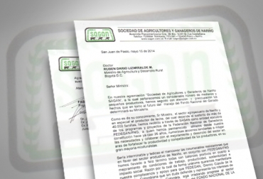 Los ganaderos agremiados a Sagán respaldaron la gestión de Fedegán al frente del FNG. Foto: CONtexto Ganadero. Carta de Sagán