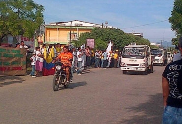 Las protestas en Catatumbo cumplieron 50 días sin propuestas de solución del Estado. Foto: @linrt. Paros en Colombia