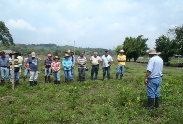 Estas capacitaciones dirigidas a ganaderos, mayordomos y administradores de los predios es un espacio que propicia la transformación del sector. Foto: Tecnig@n Popayán. Día de campo Popayán