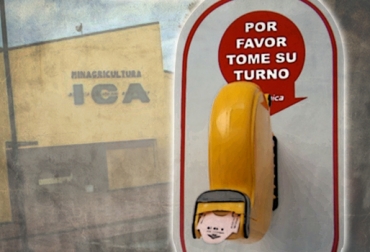 La entidad está entregando entre 30 y 40 turnos diarios con el fin de que el proceso sea más organizado y el ganadero no pierda tiempo haciendo fila. Foto: CONtexto Ganadero. Digiturno ica