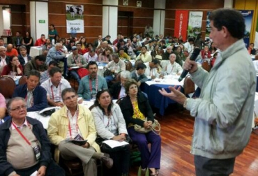 El presidente ejecutivo de Fedegán, José Félix Lafaurie, durante su intervención en Nariño. Foto: @jflafaurie. Gira Técnica de Nariño