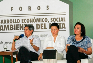 Avances en aspectos de infraestructura, energía, productividad, aprovechamiento y conservación de recursos y la industria fueron expuestos en este evento. Foto: Gobernación del Meta. Foros de Desarrollo Económico, Social y Ambiental del Meta