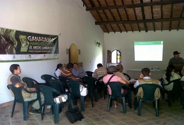 Los productores de esta zona de Santander conocieron las ventajas y usos que brindan los sistemas silvopastoriles. Foto: Laudy Pérez / Fedegán. Sistemas Silvopastoriles