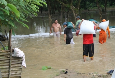Las inundaciones en el municipio de Arauquita han dejado cientos de damnificados en las últimas 2 semanas. Foto: Gobernación de Arauca Ola invernal y lluvias en Colombia
