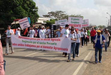 Los organizadores se reunirán en próximos días con el presidente para expresarle la preocupación del sector. Foto: CONtexto ganadero. Marcha en Córdoba