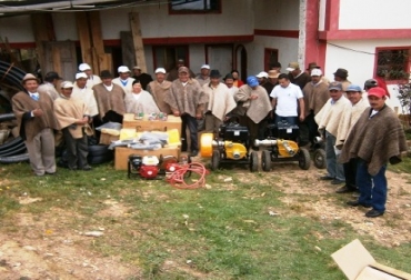 La organización Agrobachue fue la encargada de presentar la iniciativa. Foto: Gobernación de Boyacá. Productores de papa