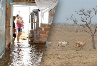 Mientras que en algunas zonas las lluvias no paran, en otros departamentos el verano se acentúa, afectando seriamente el sector agropecuario. Foto: CONtexto Ganadero. Paradoja del Clima