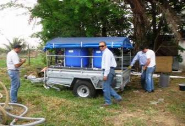 El próximo 22 de marzo se llevará a cabo una mesa técnica en la Empresa de Acueducto con el fin de revisar el cumplimiento de del Plan de Contingencia. Foto: Gobernación de Casanare. Carrotanques del SENA en Yopal