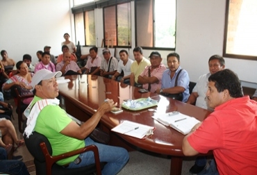 Durante la reunión se llegó a la conclusión de trabajar en el mantenimiento del lugar y dar apertura el 8 de abril. Foto: Alcaldía de Yopal. Reunión en Yopal