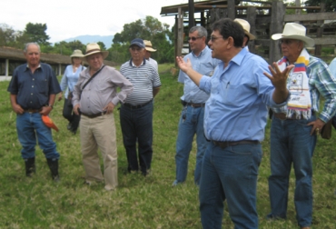Jorge García, ganadero santandereano. Foto: Fedegán Jorge García, ganadero santandereano.