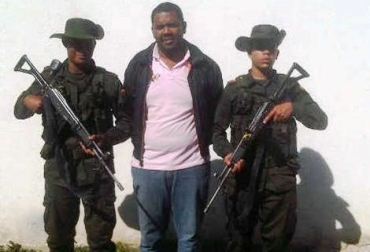 Dustin Pinto Moscote, alias ‘Chichi’, presunto secuestrador del ganadero Ángel Rodríguez. Foto: Cortesía El Heraldo Dustin Pinto Moscote, alias ‘Chichi’, presunto secuestrador del ganadero Ángel Rodríguez.