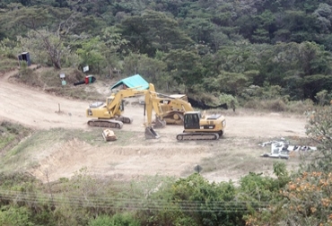Cerca de 600 pequeños y medianos productores pecuarios se verán beneficiados con las obras. Foto: Alcaldía de Yopal. Sobrevuelo a vías en Yopal.jpg
