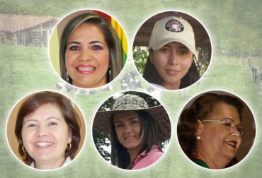 Las mujeres cada día ganan más terreno en la ganadería, estas son 6 de las más destacadas. Foto: CONtexto ganadero. mujeres ganaderas en Colombia