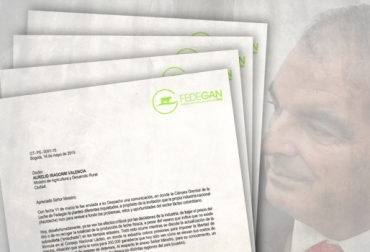Lafaurie finalizó recordándole al ministro la invitación a la próxima sesión de la Cámara Gremial de la Leche. Foto: CONtexto ganadero. Carta de Lafaurie al ministro Iragorri