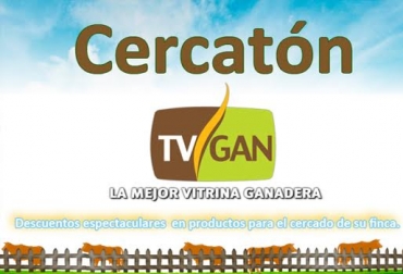 La Cercatón incluye descuentos especiales en productos esenciales para el funcionamiento de fincas productivas Foto: TVGAN. cercaton tvgan productos ganaderos descuentos