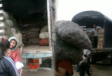 A pesar de que aún no hay desabastecimiento de alimentos, a las centrales de abasto están llegando menos productos, lo que ha generado que aumenten sus precios. Foto: es.slideshare.net. Paro transportadores Colombia