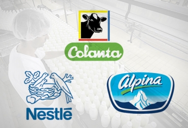 Las 3 compañías están dentro de las 100 empresas colombianas que mayores ingresos obtuvieron en 2016. Foto: nestle.com - alpina.com.co - www.colanta.com.co Empresas más grandes de Colombia, empresas lecheras más grandes de Colombia 2017, quejas contra empresas lecheras Colombia 2017, estados financieros empresas lecheras, Colanta Alpina y Nestlé Alquería, quejas contra Colanta Alpina Nestlé Alquería, CONtexto ganadero, ganaderos colombia