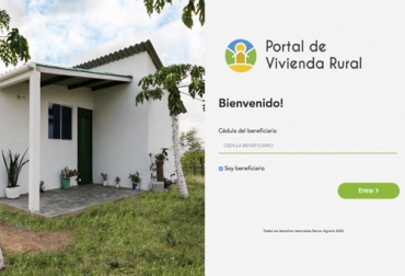 El Banco Agrario puso a disposición de los productores un portal para que se informen sobre los procesos de vivienda de interés social rural. Foto: portalvivienda.bancoagrario.gov.co Vivienda Rural, Banco Agrario, subsidio, portal, Vivienda de Interés Social Rural, monitoreo, programas, información, beneficiarios, Alcaldes, Ganadería, ganadería colombia, noticias ganaderas colombia, CONtexto ganadero