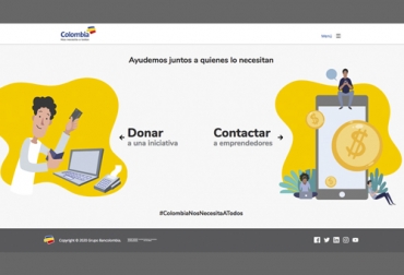 Con el fin de contribuir a acercar la oferta con la demanda de productos agropecuarios, Bancolombia también lanzó un directorio que facilita esos contactos. Fuente: colombianosnecesita.grupobancolombia.com Bancolombia, plataforma digital, directorio, emprendedores, productores, comercializadores, compradores, agro, sector agropecuario, Campesinos, pymes, Ganadería, ganadería colombia, noticias ganaderas colombia, CONtexto ganadero