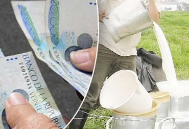 Históricamente, el margen de ganancia para el productor de leche ha sido nulo, mientras que los precios a los consumidores han crecido de forma exorbitante. Foto: Diario del Sur - voces365.com Precio leche Colombia, índice de precios al consumidor, precio pagado al productor, precio leche ganaderos, leche, precios, importaciones, consumidor, productor, clima, Sequía, Alimentos, faltante, holstein, Consejo Nacional Lácteo, industria, aftosa, Heladas, Bolsa Mercantil de Colombia, precio queso Colombia, precio derivados lácteos Colombia, ganado bovino, ganadería bovina, Ganadería, ganadería colombia, noticias ganaderas, noticias ganaderas colombia, CONtexto ganadero, contextoganadero