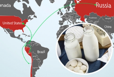 Los principales destinos a los cuales Colombia envió lácteos fueron, en su orden, Rusia, Estados Unidos, Ecuador, Chile, Perú y Aruba. Foto: freepik.es/macrovector - redaccionmedica.com Exportaciones lácteos Colombia 2020, Balanza comercial lácteos Colombia 2020, Importaciones lácteos empresas 2020, importaciones leche polvo Colombia 2020, empresas importadoras, cifras importaciones lácteos colombia, importaciones leche colombia industria, importaciones de lácteos en Colombia 2020, ganaderos, ganaderos colombia, ganado, bovinos, ganado bovino, Ganadería, ganadería colombia, noticias ganaderas, noticias ganaderas colombia, CONtexto ganadero, contextoganadero
