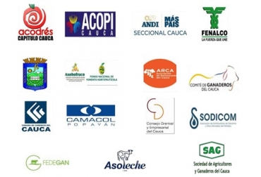 En lo corrido de estos 23 días de bloqueos no ha sido posible comercializar más de ocho millones y medio de litros de leche, afectando a 30.000 familias de pequeños y medianos productores del departamento del Cauca. Ilustración de los logos de la comunicación gremial. Foto: logos comunicación gremial Protesta, bloqueos de vías, gremios del Cauca, protesta social, afectación humanitaria, Vandalismo, vacas, vacas Colombia, lechería, bovinos, ganadería bovina, ganadería bovina Colombia, noticias ganaderas, noticias ganaderas colombia, contextoganadero
