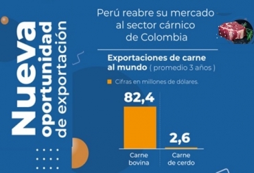 Ilustración MINCIT exportaciones de carne, carne bovina, carne porcina, Perú, restricción temporal a las exportaciones de carne colombiana, carne bovina y porcina colombiana, MINCIT, SENASA, ganaderia, noticias ganaderas colombiana, contextogandero