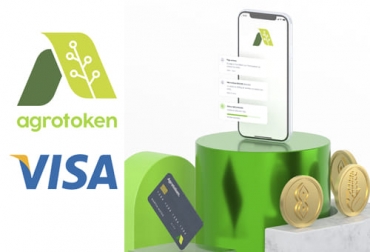 La alianza entre Agrotoken y Visa permite que los granos más valiosos del mercado se conviertan en monedas digitales para negocios reales. Foto: es.wikipedia.org - agrotoken.io Agrotoken y Visa