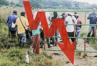 Las pérdidas ocasionadas por las invasiones indígenas a los predios cultivadores de caña superan los $100 mil millones, según Procaña. Foto: semana.com trabajadores de la caña