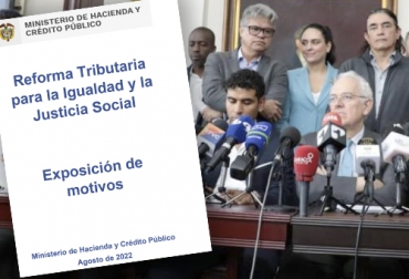 El ministro de Hacienda, José Antonio Ocampo, presentó la reforma tributaria que radicó en el Congreso donde el gobierno cuenta con las mayorías para su aprobación. Foto: portafolio.co Presentación reforma tributaria