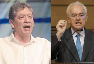 Un debate entre el ministro de hacienda y el presidente de la Andi se presentó por la verdadera tasa de tributación de las empresas y cómo quedarían con la reforma tributaria. Foto: portafolio.co Presidente de la Andi y ministro de hacienda