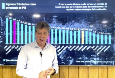 El Presidente de la Andi, Bruce Mac Master, explicó por qué la reforma tributaria afectará la economía colombiana en su conjunto y alejará la inversión. Foto: Captura de pantalla Presidente de la Andi, Bruce Mac Master.