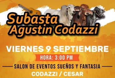 El catálogo estará disponible en la página web, por WhatsApp y en las redes sociales de “TVGAN Colombia”. Foto: Cortesia Subasta Agustín Codazzi Septiembre 9 de 2022