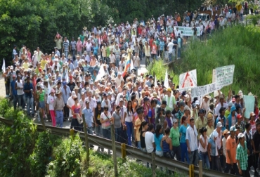 Paro cafetero de marzo de 2013 afectó a los ganaderos de todo el país. Foto: http://diarioadn.co/medellín Cámara Gremial de la Leche rechaza paro agrario