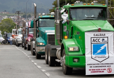 Para el próximo 24 de enero se tiene programada una reunión entre ambas partes. Foto: @atccomunicacion. Paro transportadores Colombia
