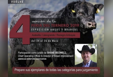 Esta es la invitación para la 4a Feria del Ternero en Rionegro (Antioquia). Foto: Instagram Asociación Angus & Brangus 4 feria terneros Angus Brangus 2019, feria Angus 2019, Evento Angus, Venta de ganado, feria terneros Angus, 4ª feria terneros Angus, Feria Asociación Angus & Brangus 2019, Feria AsoAngusBrangus 2019, Comprar Brangus en Colombia, evento Brangus 2019, día de campo Angus, día de campo brangus, noticias Angus Colombia, noticias Brangus Colombia, información Brangus Colombia, Asociación Angus & Brangus, CONtexto ganadero, ganaderos colombia, noticias ganaderas colombia