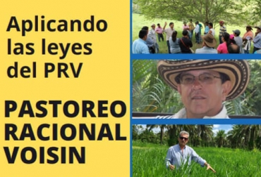 Aprenda sobre pastoreo racional Voisin (PRV) en el próximo evento organizado por Escuela del Agro que se llevará a cabo los días 25 y 26 de mayo. Foto: Cortesía seminario pastoreo racional voisin en mayo de 2022