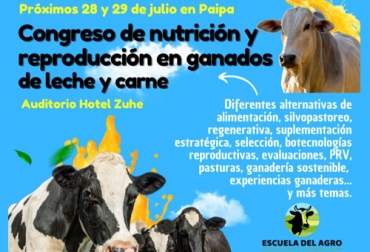 14 investigadores y ganaderos estarán presentes en el congreso que se realizará en Paipa en la última semana de julio. Foto: Cortesía Congreso de Nutrición y Reproducción en ganados para leche y carne