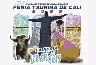 Feria Taurina de Cali 2022. Foto: afiche promocional Feria Taurina de Cali 2022