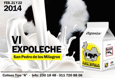 130 expositores de diversas regiones del país participarán en la actividad. Foto: Coporación Antioquia Holstein. Expo leche 2014