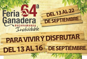 Juzgamiento de bovinos, ovinos, muestra comercial agropecuaria y desfile canino, encontrarán los asistentes al evento. Foto: Cenfer. Feria Ganadera de Bucaramanga