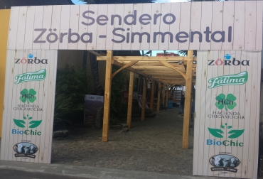 El camino está ubicado entre los pabellones 5 y 5a, de Corferias. Foto: CONtexto ganadero. Agroexpo en Corferias
