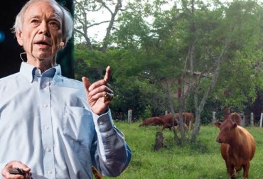 Allan Savory estará de gira en Tame y Arauca, de donde llegará a Bogotá para hacer su presentación. Foto: Bioganaderos. Allan Savory