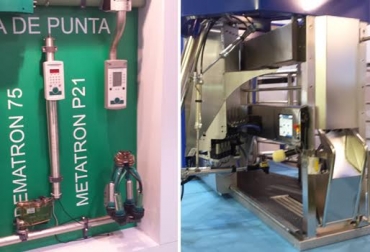 Metraton 21 y el robot ordeñador, son algunas de las innovaciones que tiene el país en materia de lechería. Foto: CONtexto Ganadero. tecnología ordeño ganadería