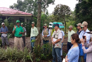 La visita se realizó en el área rural del municipio de San Martín, Meta. Foto: Cortesía. Proyecto Ganadería Colombiana Sostenible, Proyecto Ganadería Colombiana Sostenible noticias, Sistemas silvopastoriles, sistemas silvopastoriles noticias, sistemas silvopastoriles Colombia, CONtexto ganadero