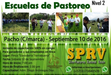 En la escuela de pastoreo del sábado 10 de septiembre, ganaderos y encargados aprenderán a desarrollar sistemas de silvo-pastoreo racional Voisin. Foto: Cortesía. Silvopastoreo Racional Voisin, Silvo-pastoreo Racional Voisin, Silvo Pastoreo Racional Voisin, aprendizaje sobre Silvo Pastoreo Racional Voisin, Cultura empresarial ganadera, escuelas pastoreo Cultura Empresarial Ganadera, sistemas silvopastoriles intensivos, producción agropecuaria, gerencia de fincas, CONtexto ganadero, ganaderos colombia
